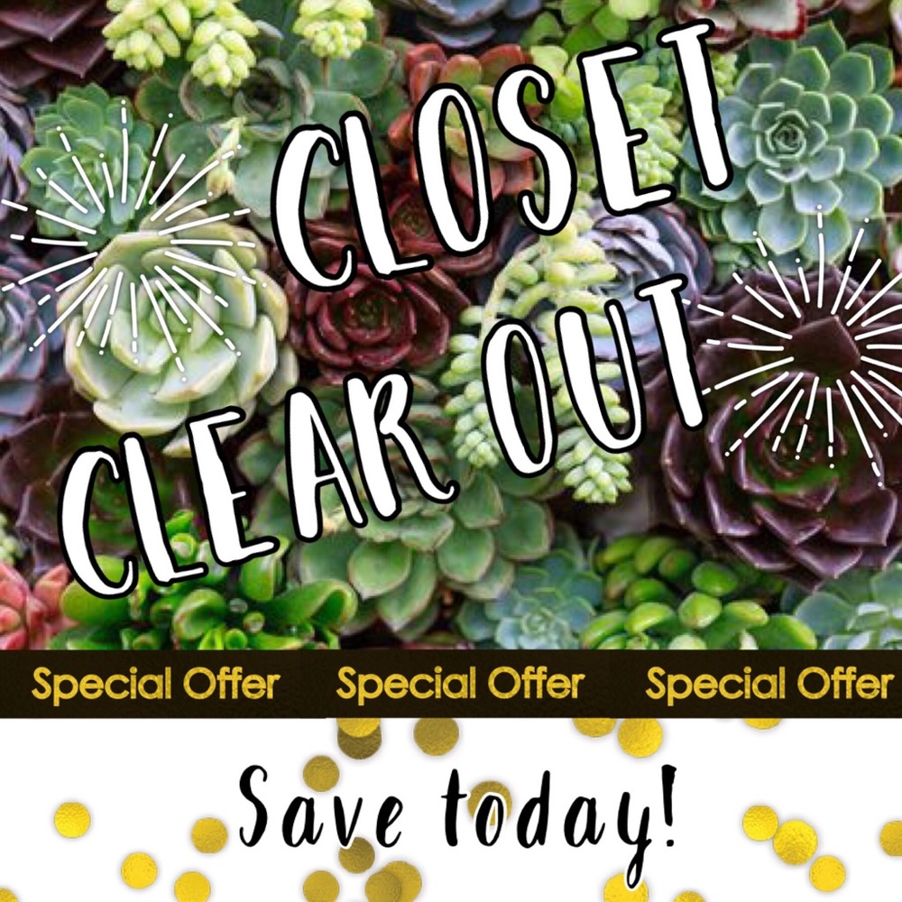 Closet clear out is here!